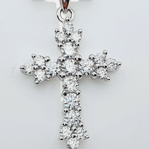 925 Sterling Silver Cubic Zircon Pendant for Women/Girls, US925P1103 - Picture 6 of 9